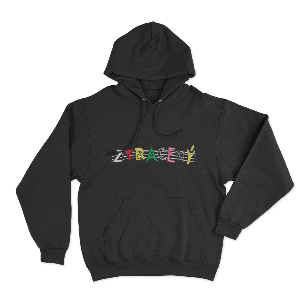 Barevný Ztracený Unisex Hoodie Black Barevny Ztraceny Unisex Hoodie Black