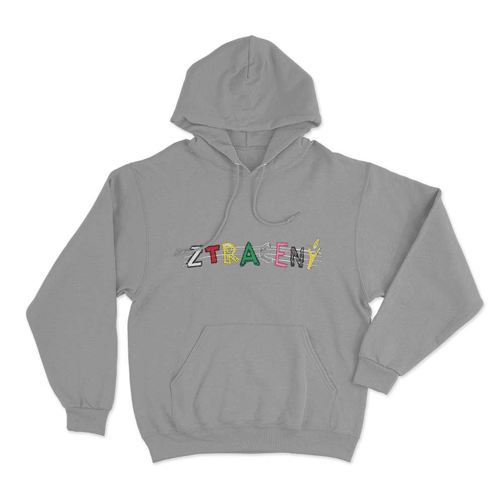 Barevný Ztracený Unisex Hoodie Grey Barevny Ztraceny Unisex Hoodie Grey