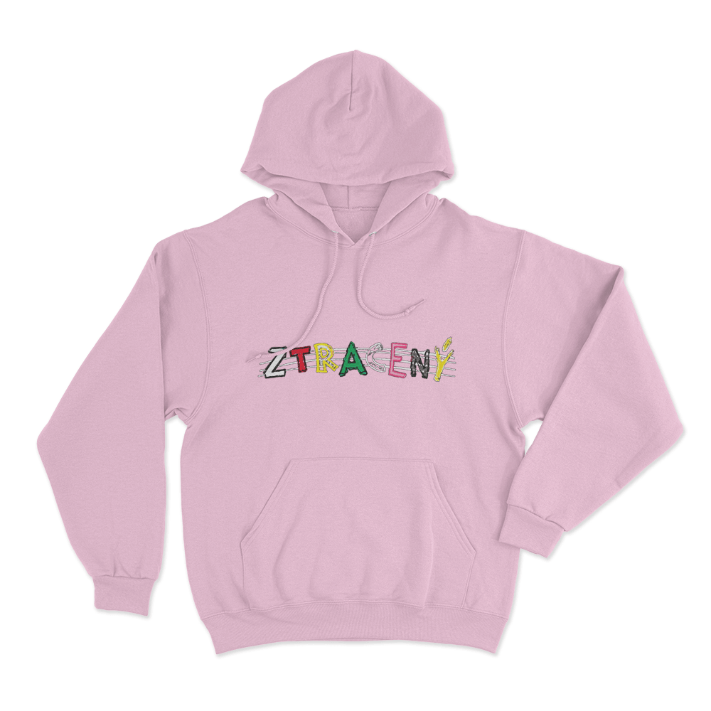 Barevný Ztracený Unisex Hoodie Pink Barevny Ztraceny Unisex Hoodie Pink