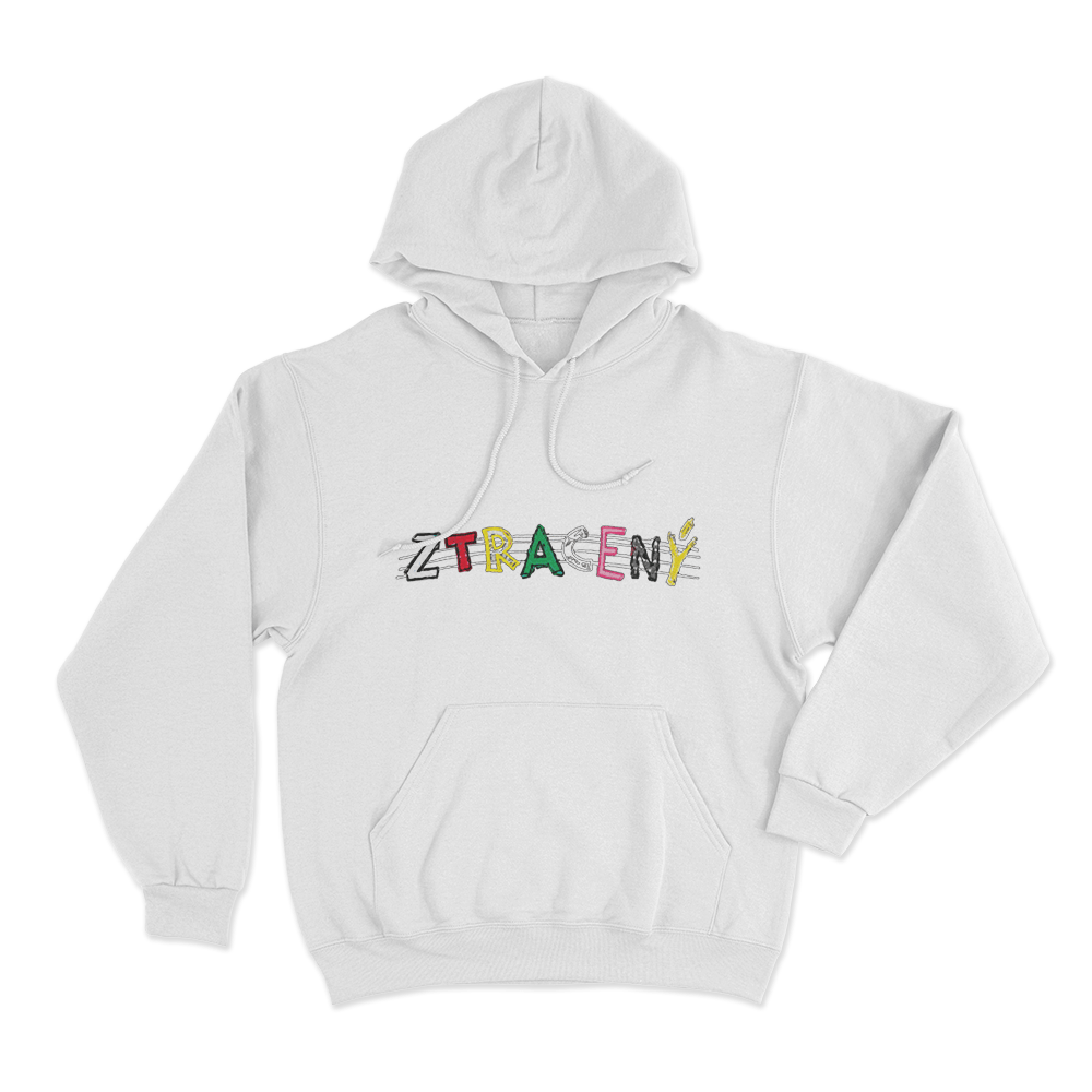 Barevný Ztracený Unisex Hoodie White Barevny Ztraceny Unisex Hoodie White